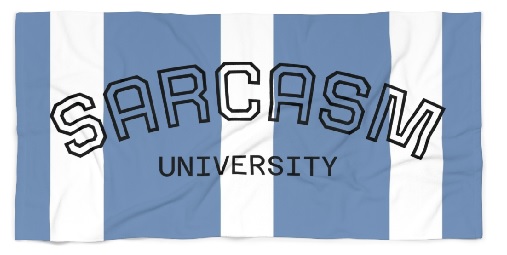 University Blue Beach Towels