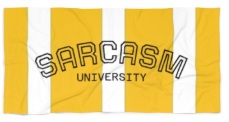 University Gold Beach Towels
